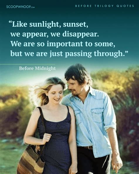 before sunrise trilogy quotes.